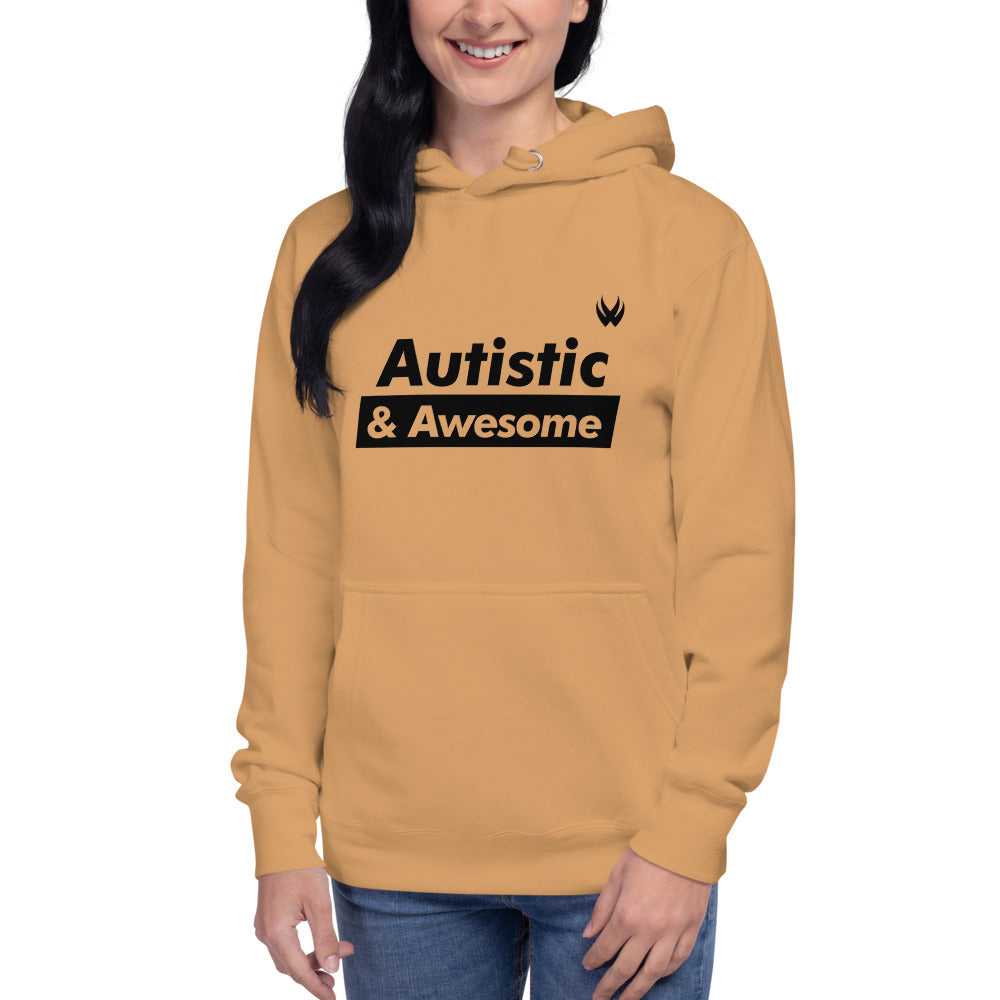 Autistic & Awesome Hoodie - Victor Wear