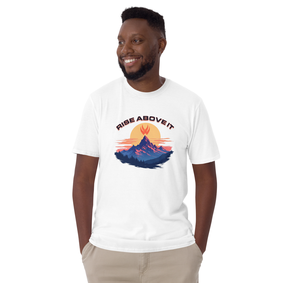 Rise Above It Mountain Top Men&#39;s Tee - Victor Wear