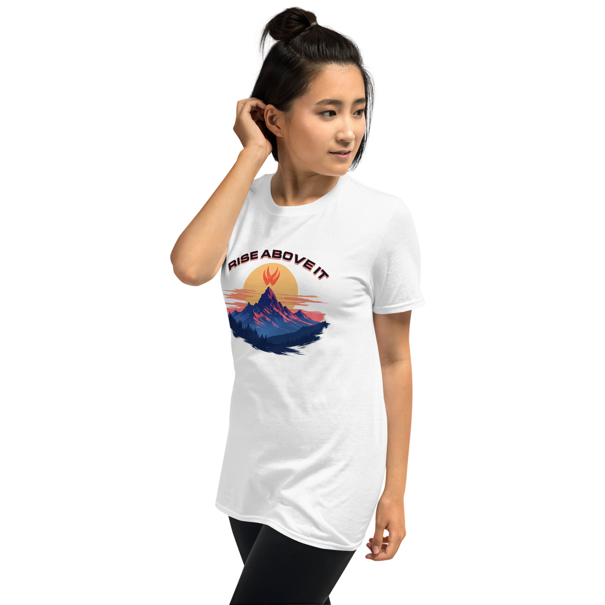 Rise Above It Mountain Top Women's Tee - Victor Wear
