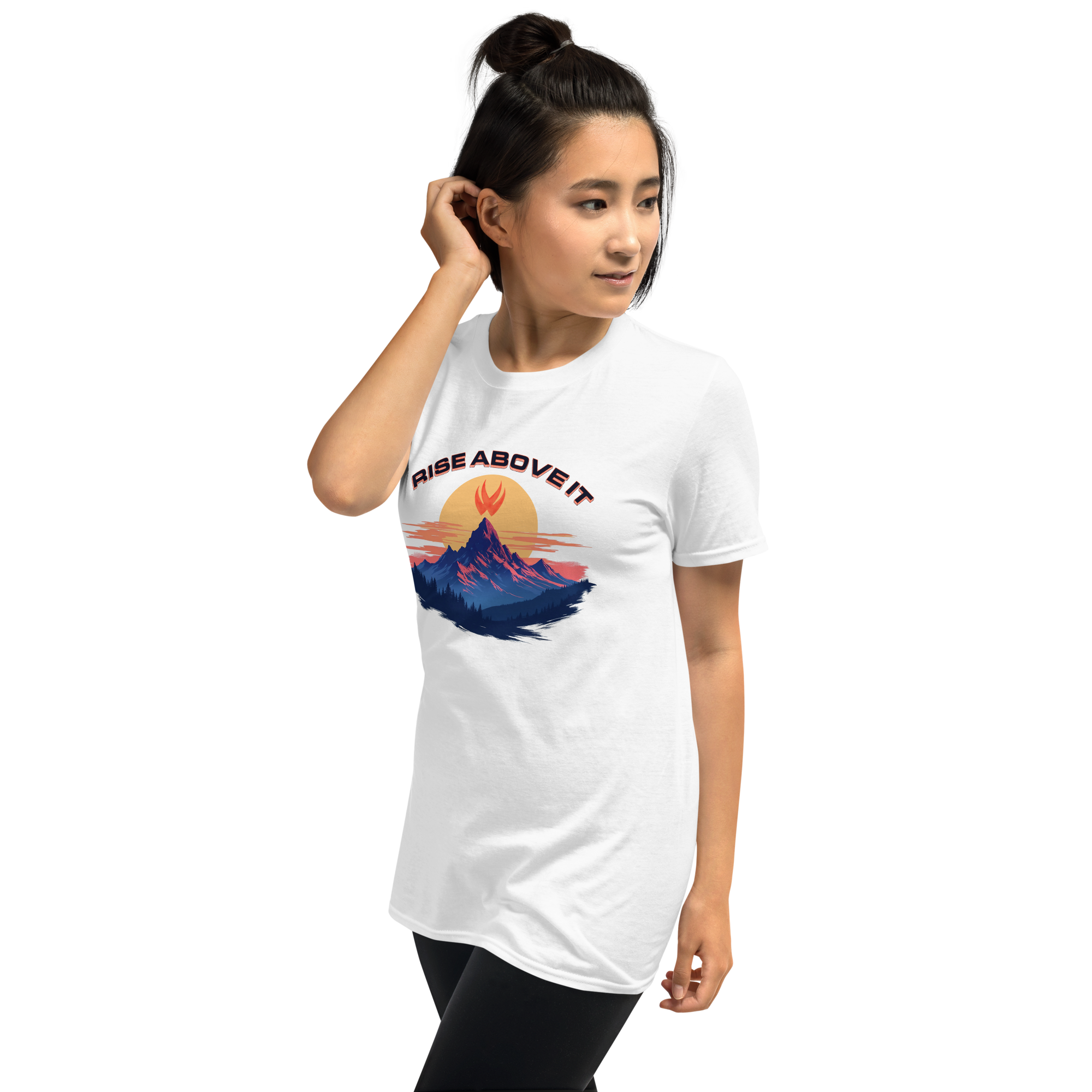 Rise Above It Mountain Top Women's Tee - Victor Wear