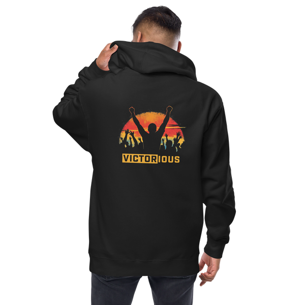 ウ*ん様 Victor Victor Heavyweight Hoodie Victorious Zip-Up Hoodie for Men - Victor Wear