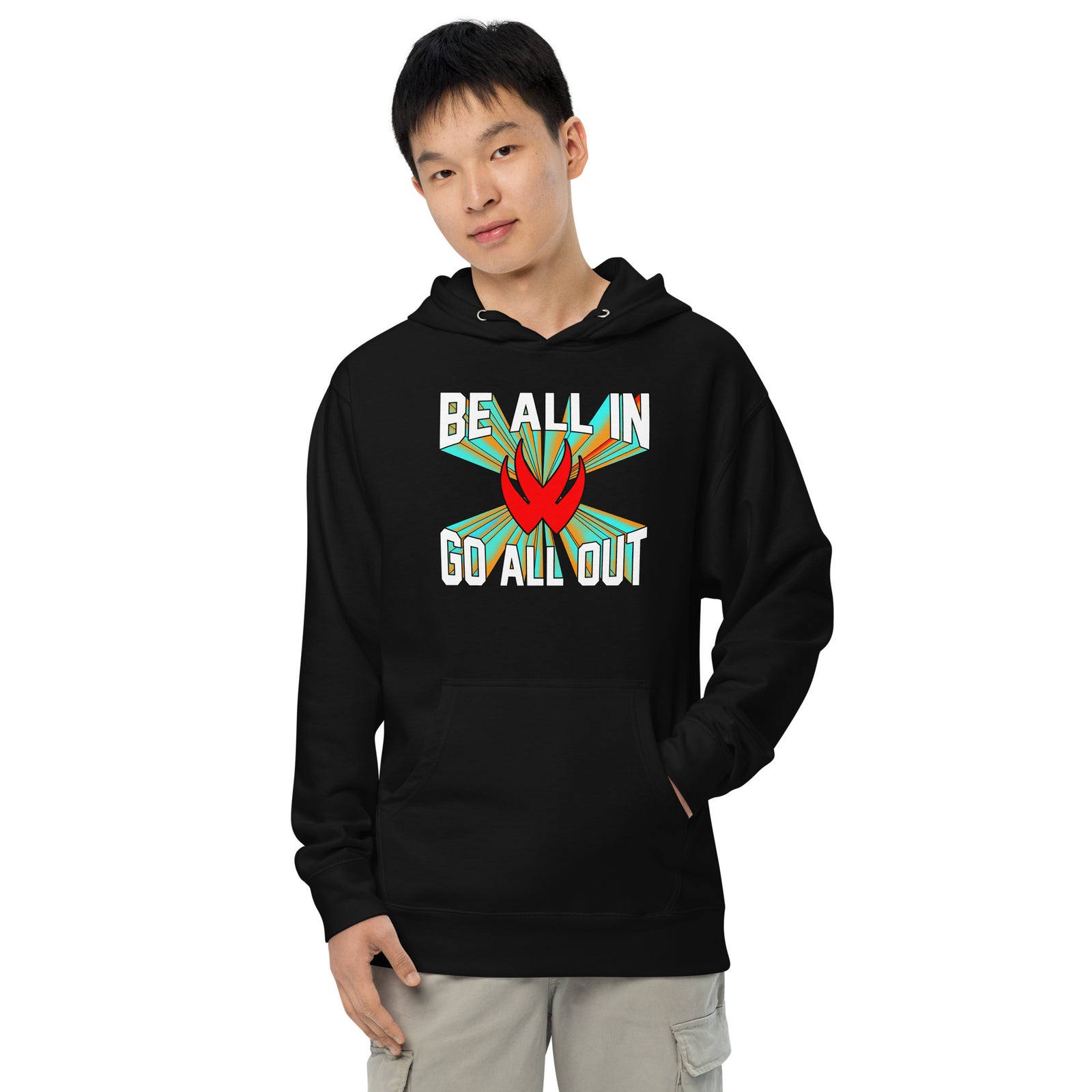 Be All In, Go All Out Hoodie for Men - Victor Wear