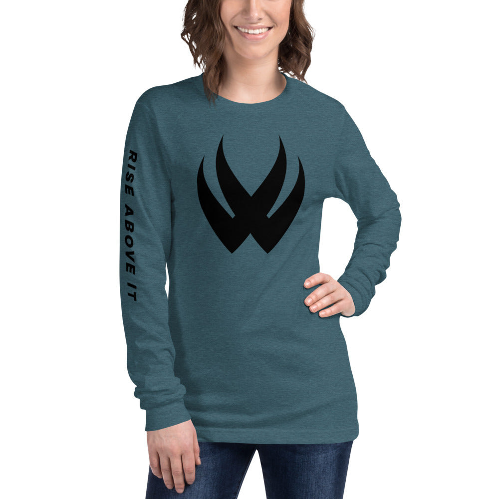 Victor Wear Classics Collection - Women's Rise Above It Long-Sleeve Tee - Victor Wear