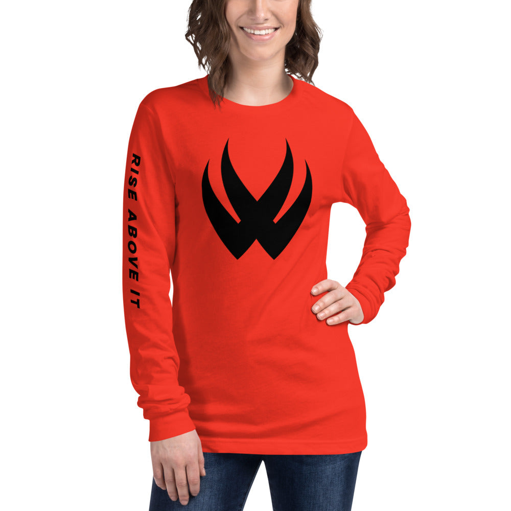 Victor Wear Classics Collection - Women's Rise Above It Long-Sleeve Tee - Victor Wear