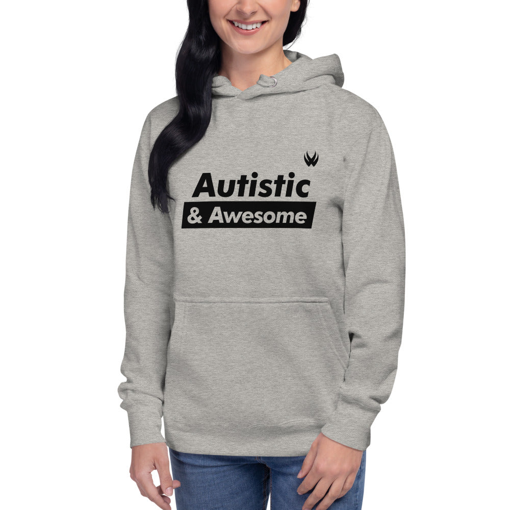 Autistic & Awesome Hoodie - Victor Wear